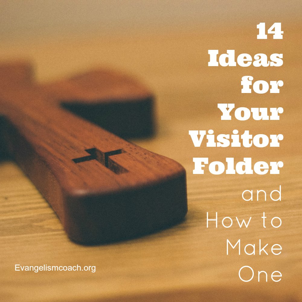 Here are 14 ideas of what to put in a church visitor packet
