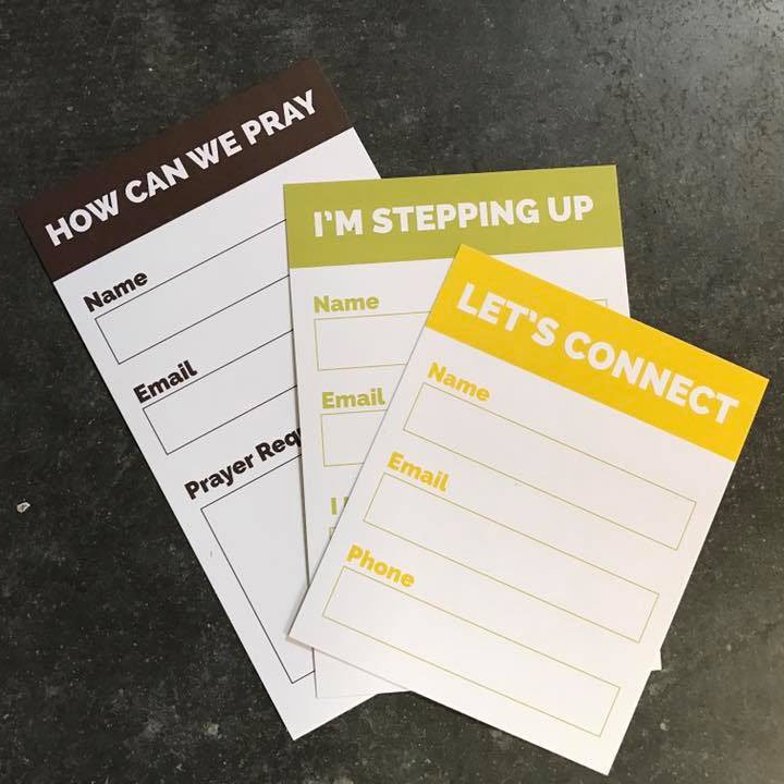 8 Church Connection Card Templates Evangelismcoach Org