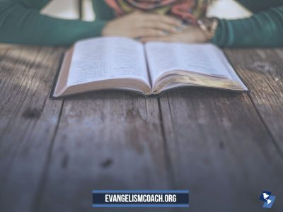 Open Bible and coffee cup ready for church hospitality devotional reading.